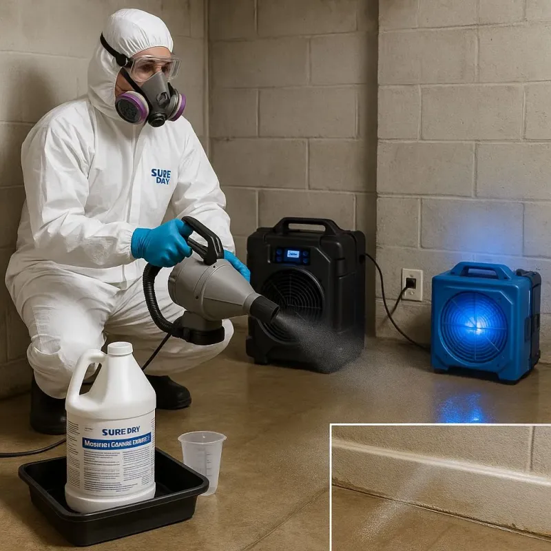 Sanitization and Odor Removal process in Nesconset, NY