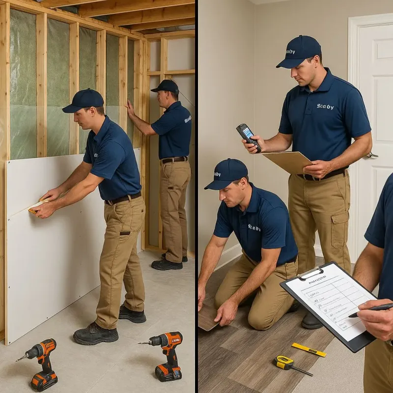 Repairs and Reconstruction process in Nesconset, NY